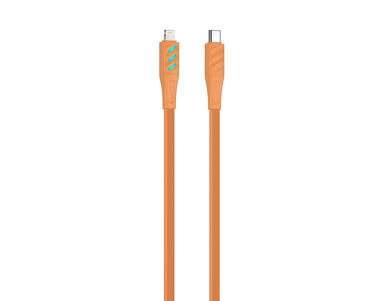 EAN 6939119066116 - Havit 6939119066116 cable de conector Lightning 1 m Naranja imagen 3