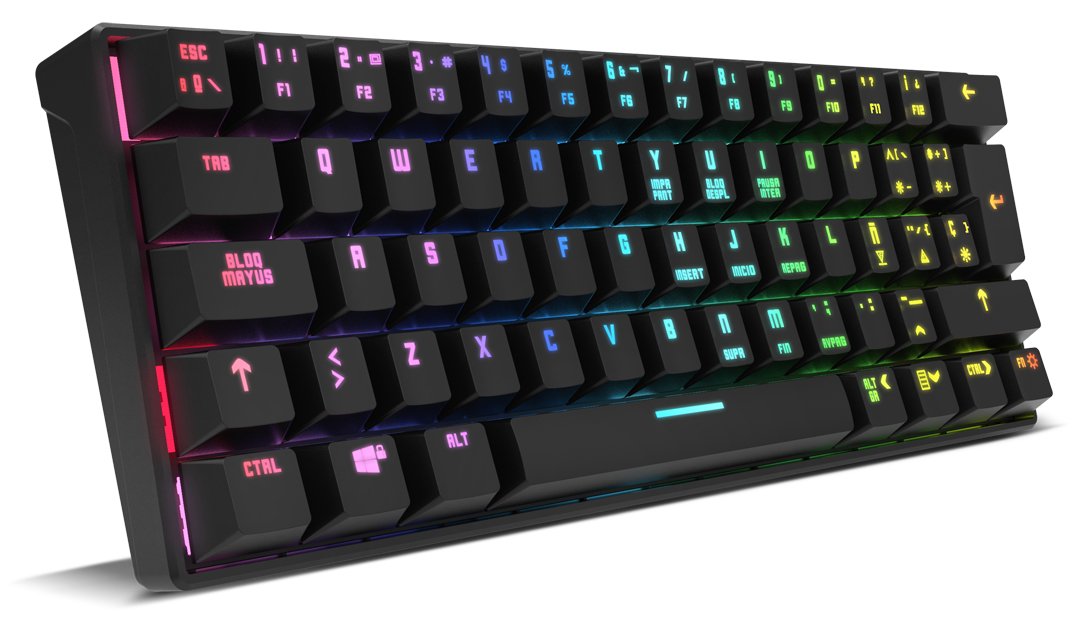 Krom Teclado Gaming Kluster Rgb Mini Keyboard