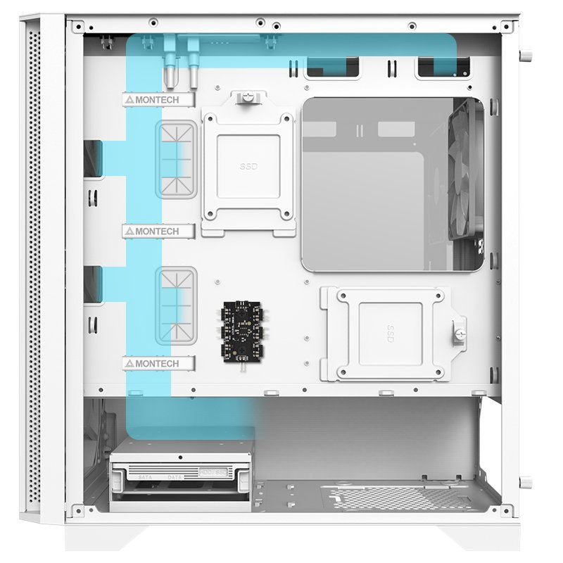 EAN 4710562745252 - Montech Air 100 ARGB Mini Tower Blanco imagen 5