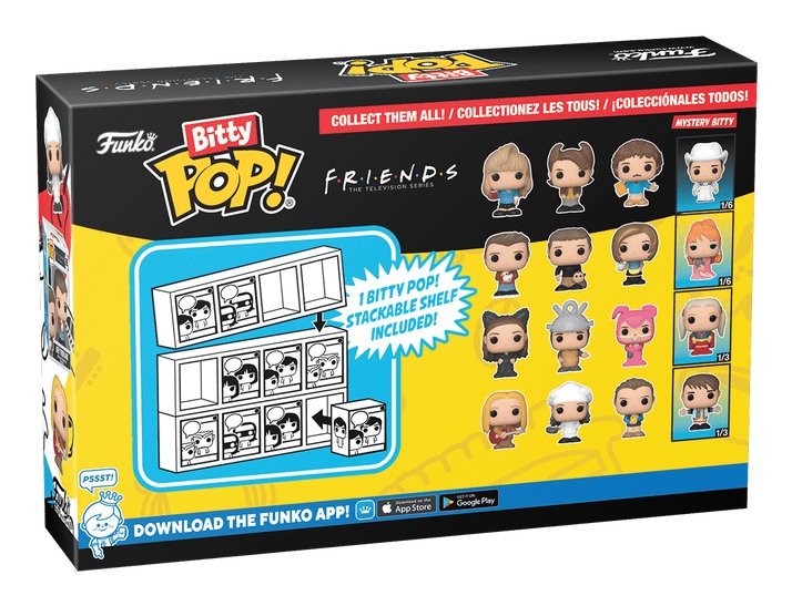 Blister 4 Figuras Bitty Pop Friends Rachel