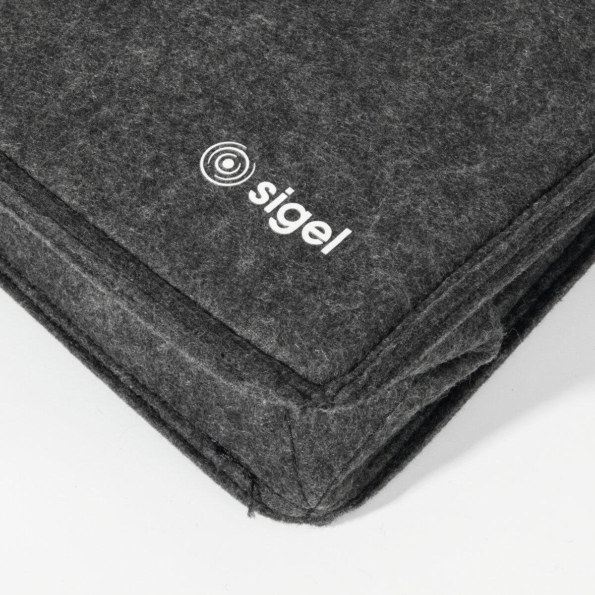 Sigel Basic Bolsa Para Portátil Gris Oscuro 12 Kg, Hasta 39,1 Cm (15,4 Pulgadas)