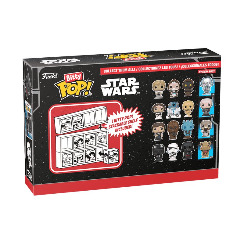 Blister 4 Figuras Bitty Pop Star Wars Luke