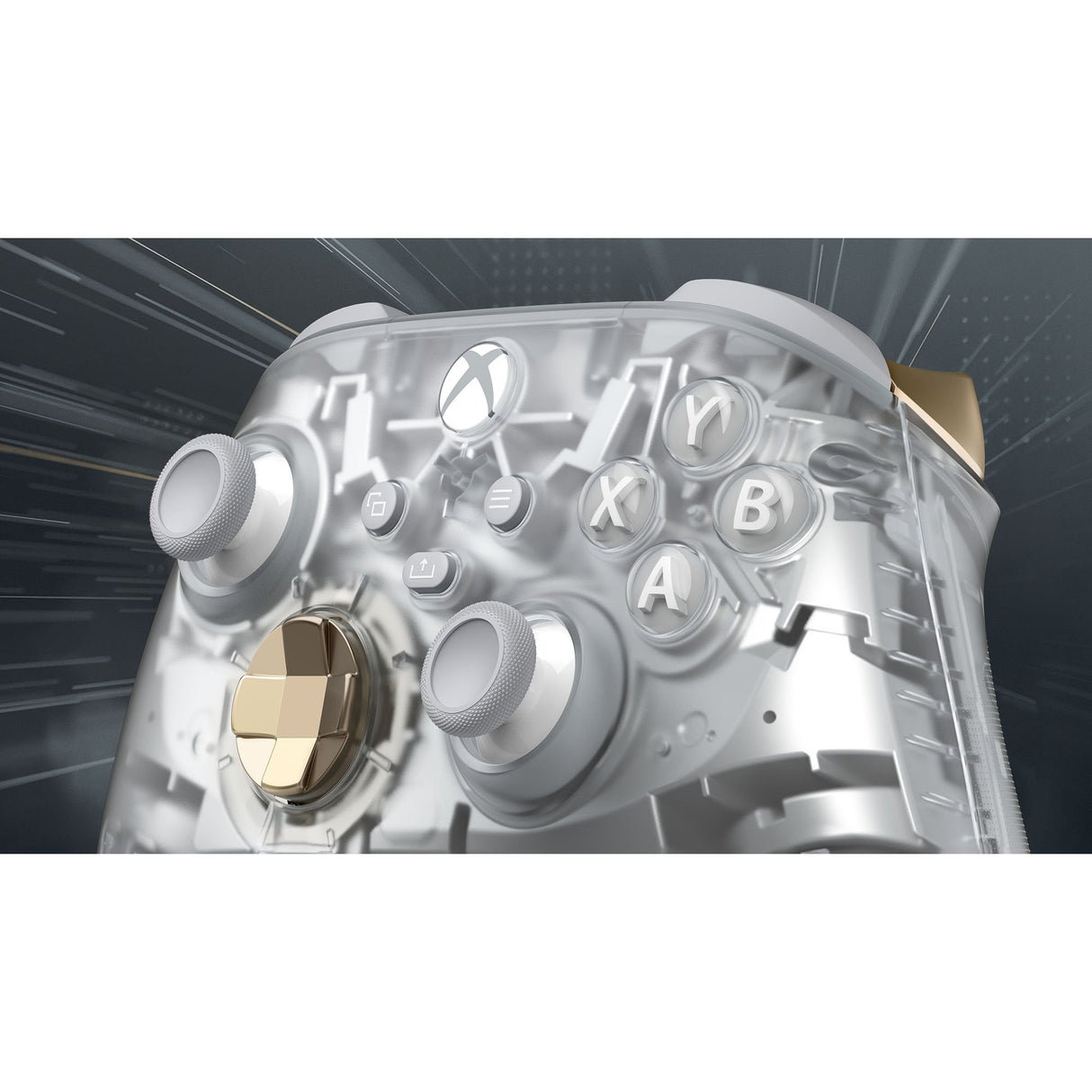 EAN 196388334124 - Microsoft Ghost Cipher Oro, Gris claro, Transparente Bluetooth/USB Gamepad Analógico/Digital Android, PC, imagen 2