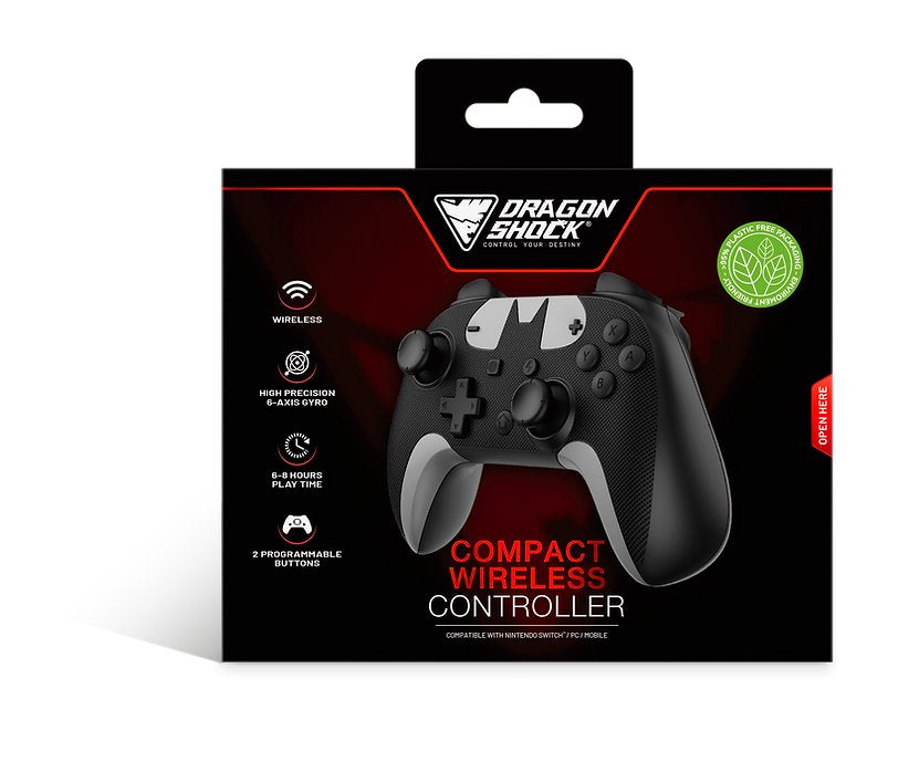 EAN 5425025593026 - Dragonshock PopTop Compact Negro, Blanco Bluetooth Gamepad Nintendo Switch imagen 4