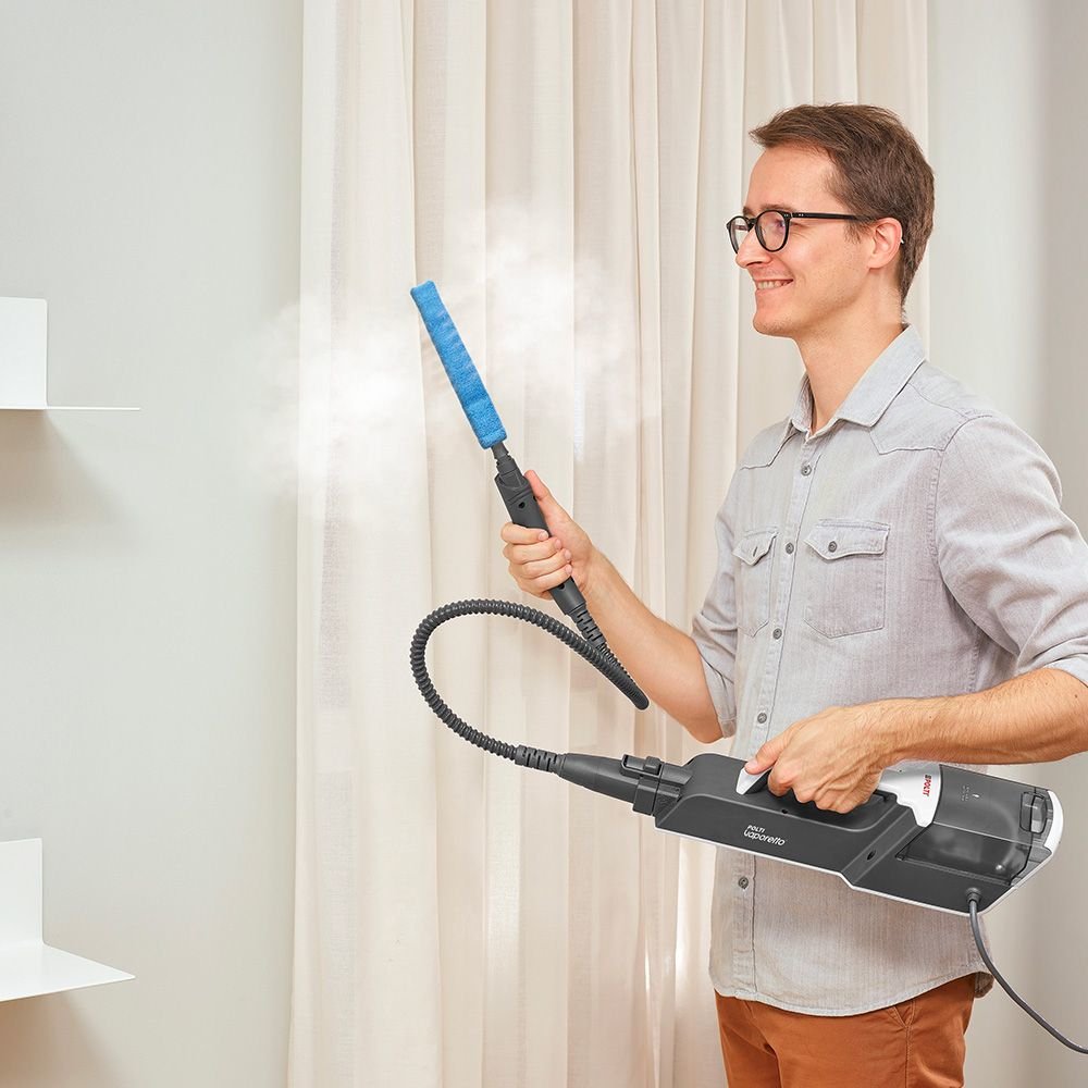 EAN 8007411013249 - Polti Vaporetto SV650_Style Fregona a vapor 0,5 L 1500 W Negro, Rojo, Blanco imagen 7