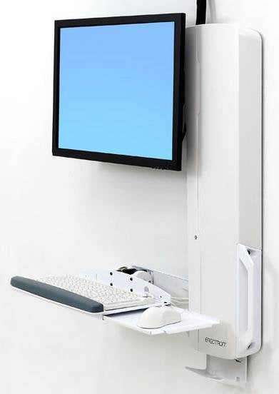 Ergotron 61-081-062 Soporte Para Monitor 61 Cm (24") Blanco Pared