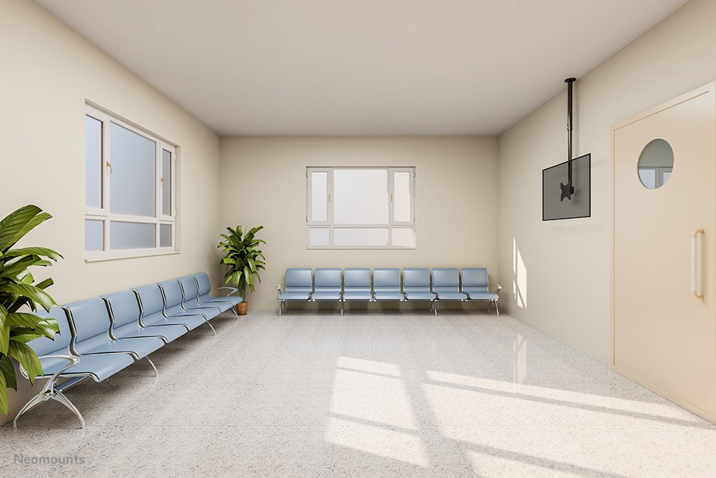 Soporte Neomounts Cl35-340bl12 De Techo Para Monitor/Tv 23-42" - Alt. 106-156 Cm