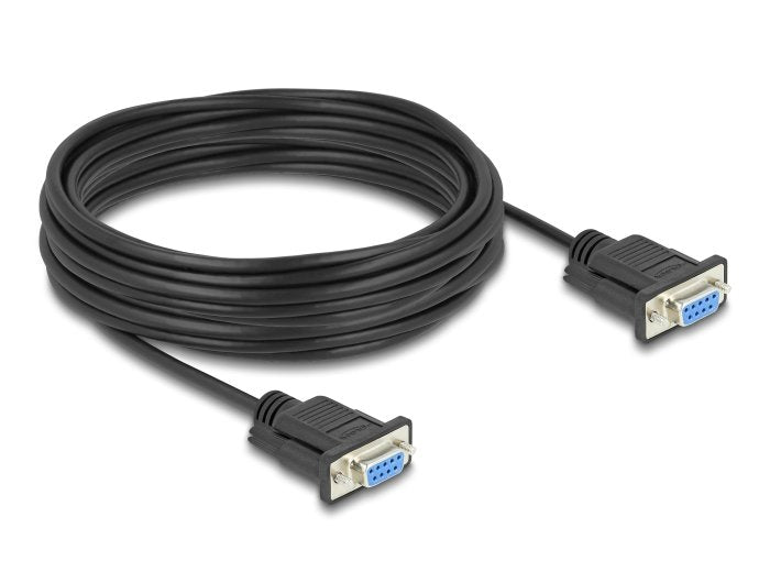 Delock 86827 Cable Serie Rs-232 D-Sub9 Hembra A Hembra 10 M