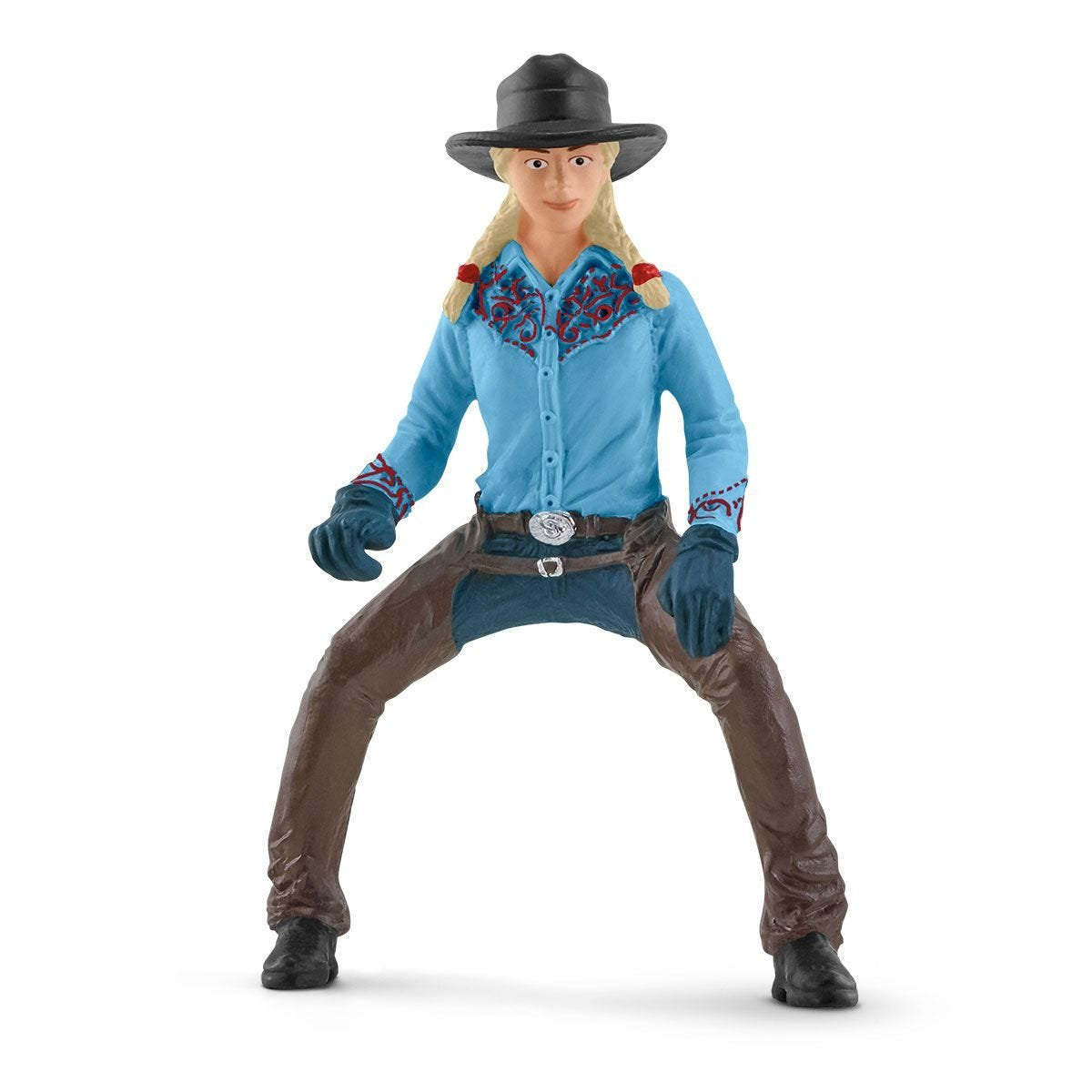 Figura De Juego Schleich Farm World Team Roping Mit Cowgirl, Spielfigur 42577