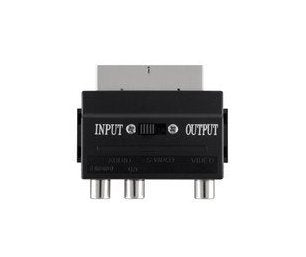 Belkin Scart Msvideo Fplus S-Video + 3xrca Negro