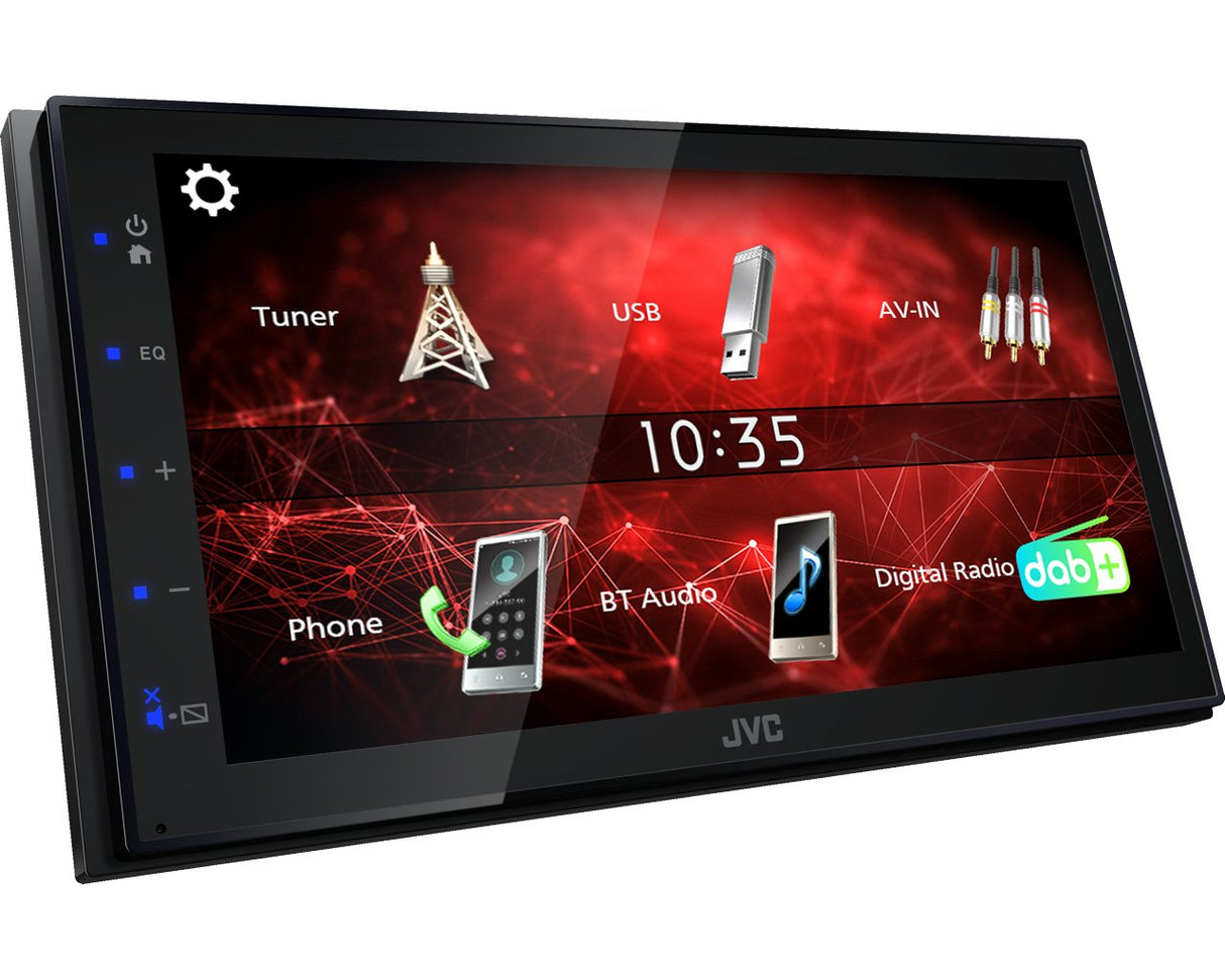 Jvc Kw-M27dbt Receptor Multimedia Para Coche Negro 180 W Bluetooth