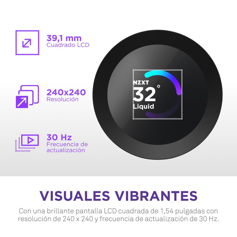 EAN 5056547205212 - NZXT Kraken Plus 360 Procesador Sistema de refrigeración líquida todo en uno 12 cm Negro imagen 4