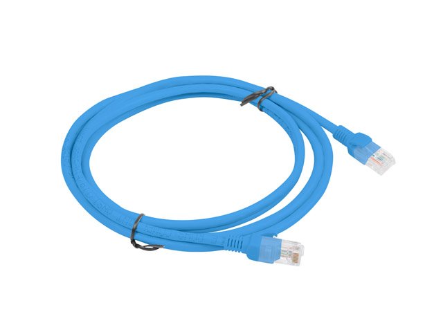 Lanberg Cable De Red Pcu6-10cc-0200-B , Rj45 , Utp , Cat 6 , 2m , Azul