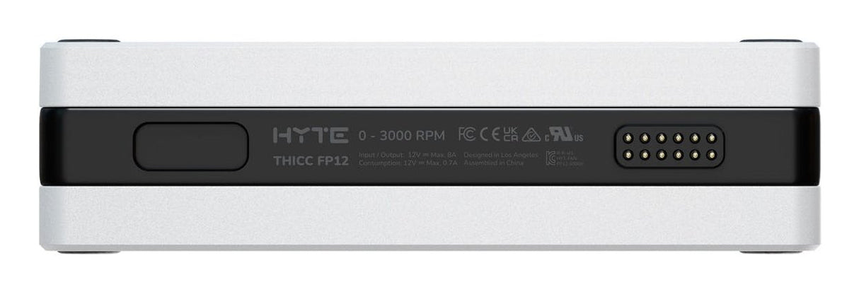 EAN 1220000350670 - HYTE THICC FP12 Procesador Ventilador 12 cm Negro, Blanco 3 pieza(s) imagen 7