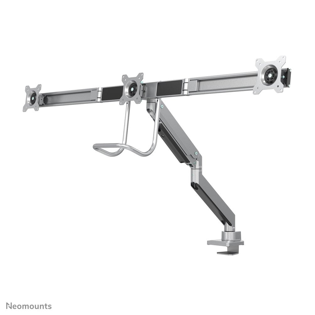 EAN 8717371447502 - Neomounts NM-D775DX3SILVER soporte para monitor 68,6 cm (27") Escritorio Plata imagen 4