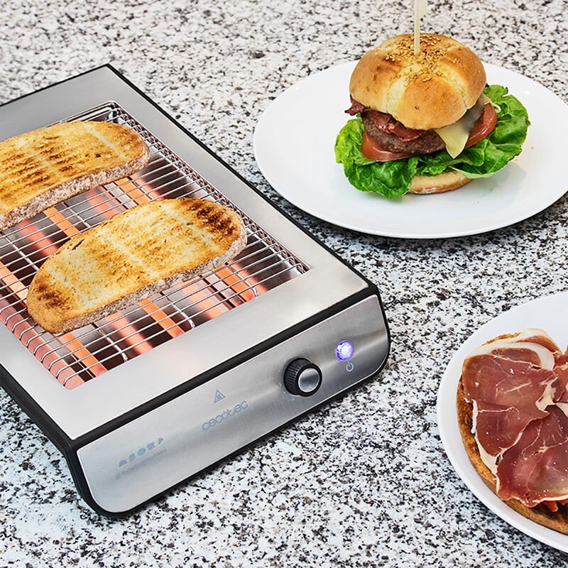 EAN 8435484080040 - Cecotec Turbo EasyToast Inox 6 900 W Negro, Plata imagen 4
