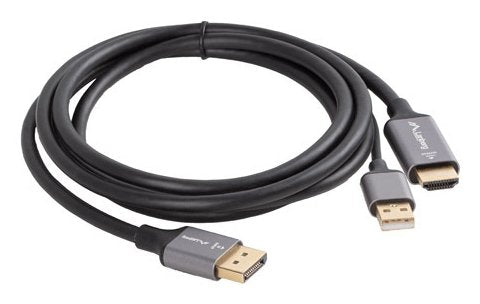Kabel Hdmi(M)-Displaypor(M) 1.8m 4k Czarny