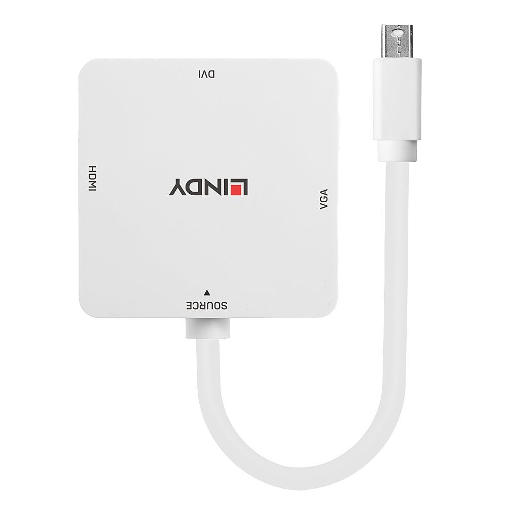 Lindy Adaptador Mini Displayport A Hdmi 4k30/Dvi/Vga