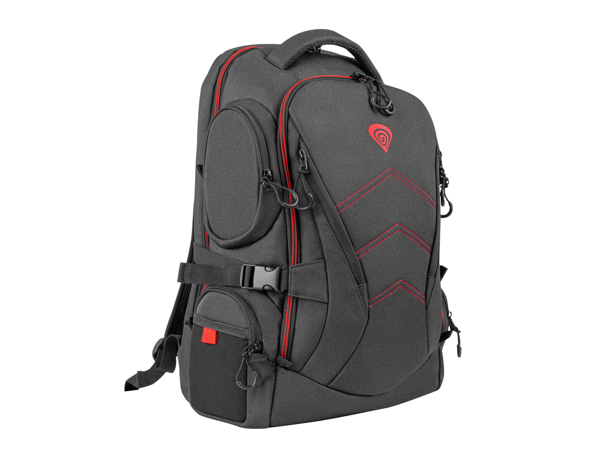 Mochila Genesis Pallad 550 Hasta 17.3 Pulgadas Negra
