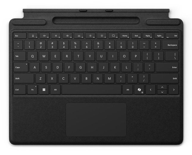 Microsoft Surface Pro Keyboard Con Abbey Storage, Keyboard Black, De-Layout, Para Surface Pro (11ª Edición)/10 Para Negocios/9/8 8xa-00172