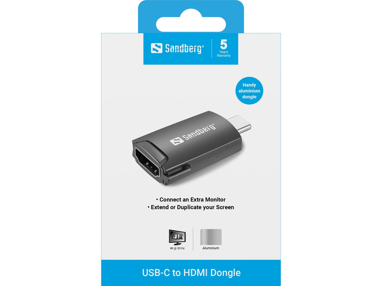 Sandberg Dongle Usb-C A Hdmi 4k60hz