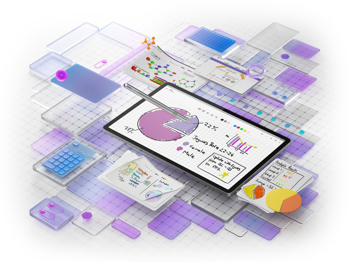 Tablet Lenovo Idea Tab Pro Mediatek 128 Gb 12.7" 8 Gb Wi-Fi 6e (802.11ax) Android 14 Gris