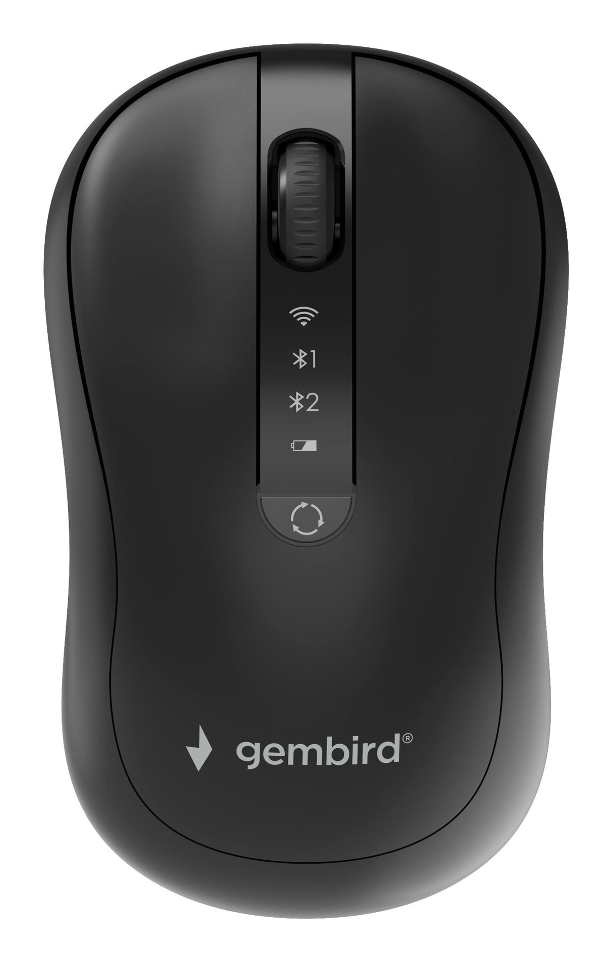 Gembird Dual-Mode 4-Button Wireless Mouse 1600dpi Black