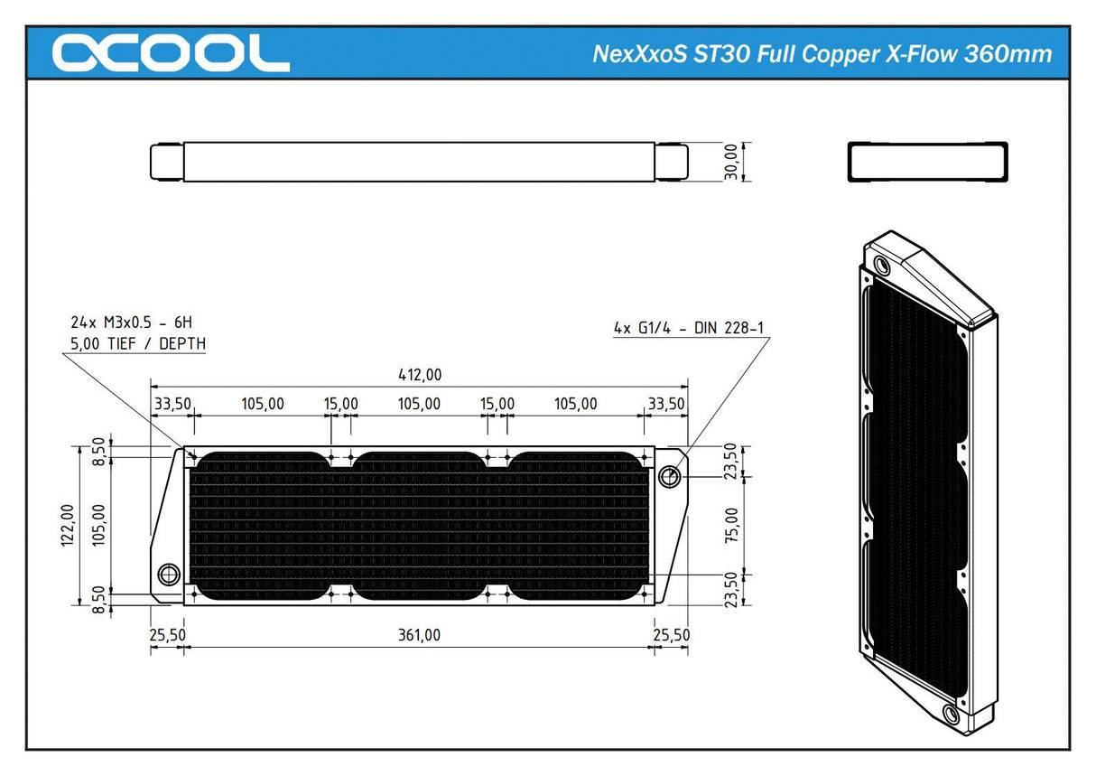 EAN 4250197142304 - Alphacool NexXxoS ST30 Disipador térmico imagen 7