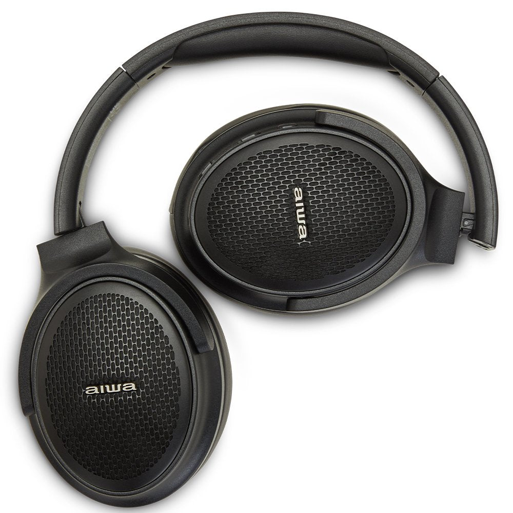 Auriculares Inalámbricos Aiwa Hst-250bt Bk Con Micrófono Bluetooth Negro
