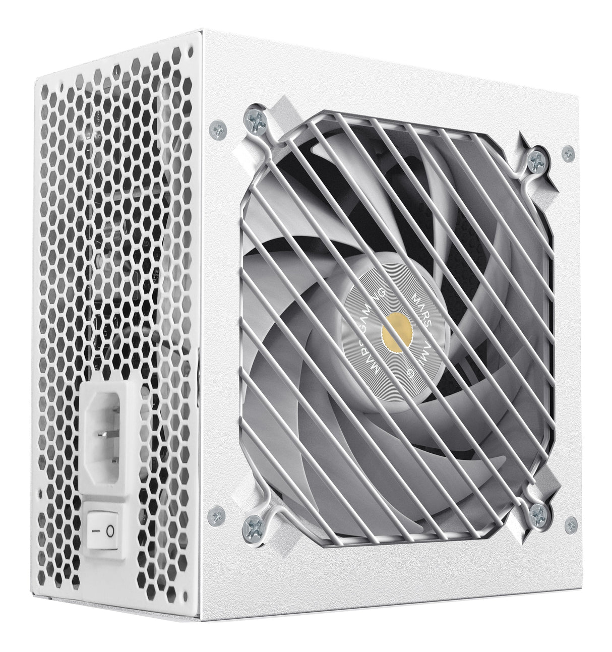 Fuente De Alimentacion Mars Gaming 850w Modular Atx 3.1 80+ Gold 140mm Silent Blanco