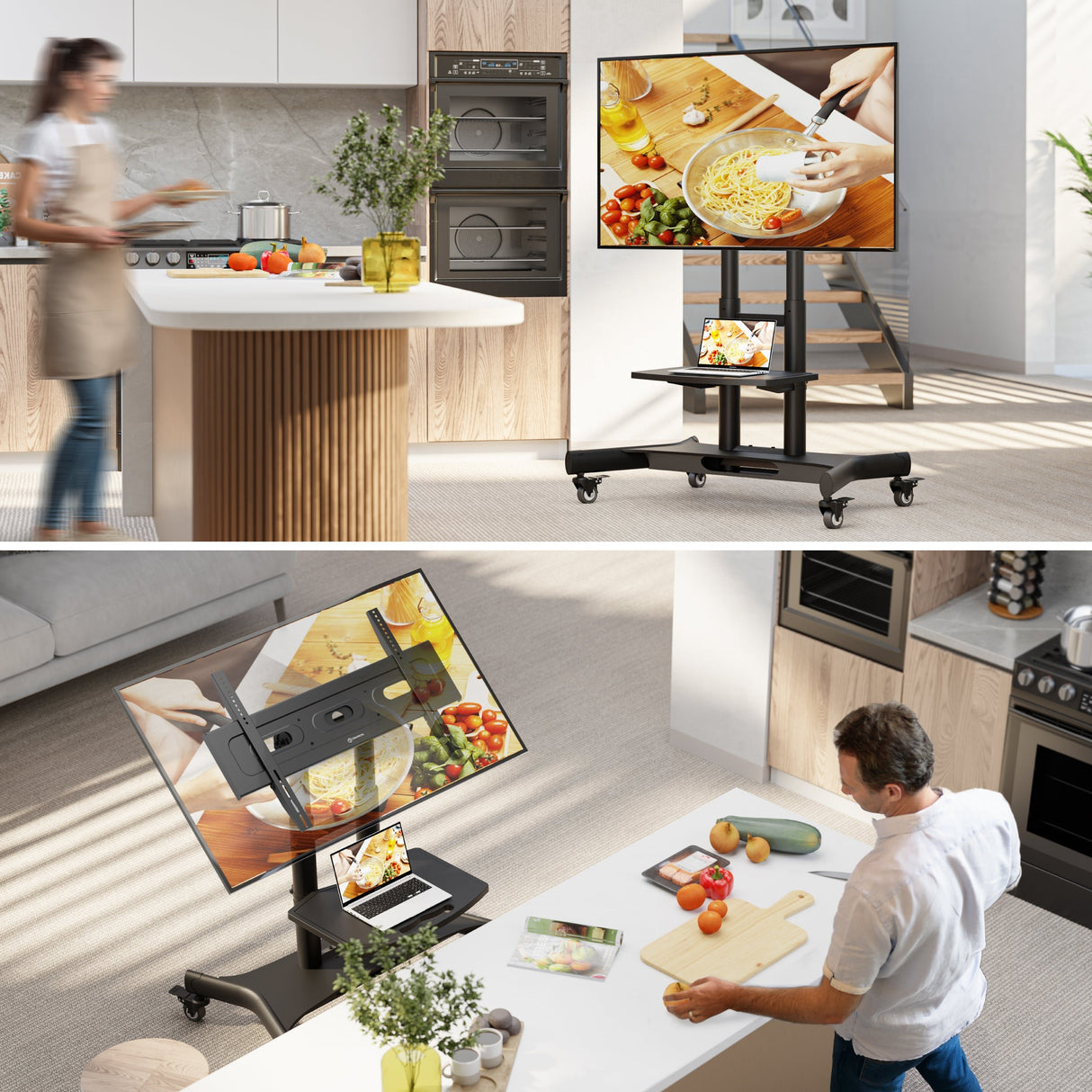EAN 4603728443508 - ONKRON TS1350-B soporte para TV 177,8 cm (70") Negro imagen 7