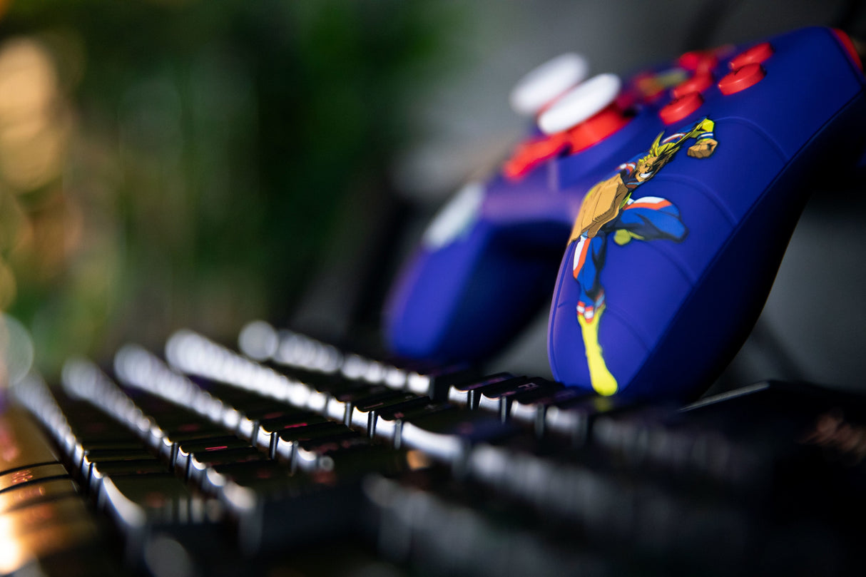 Konix My Hero Academia Mando/Gamepad Usb - Compatible Con Nintendo Switch Y Pc - 13 Botones - Cable De 3m