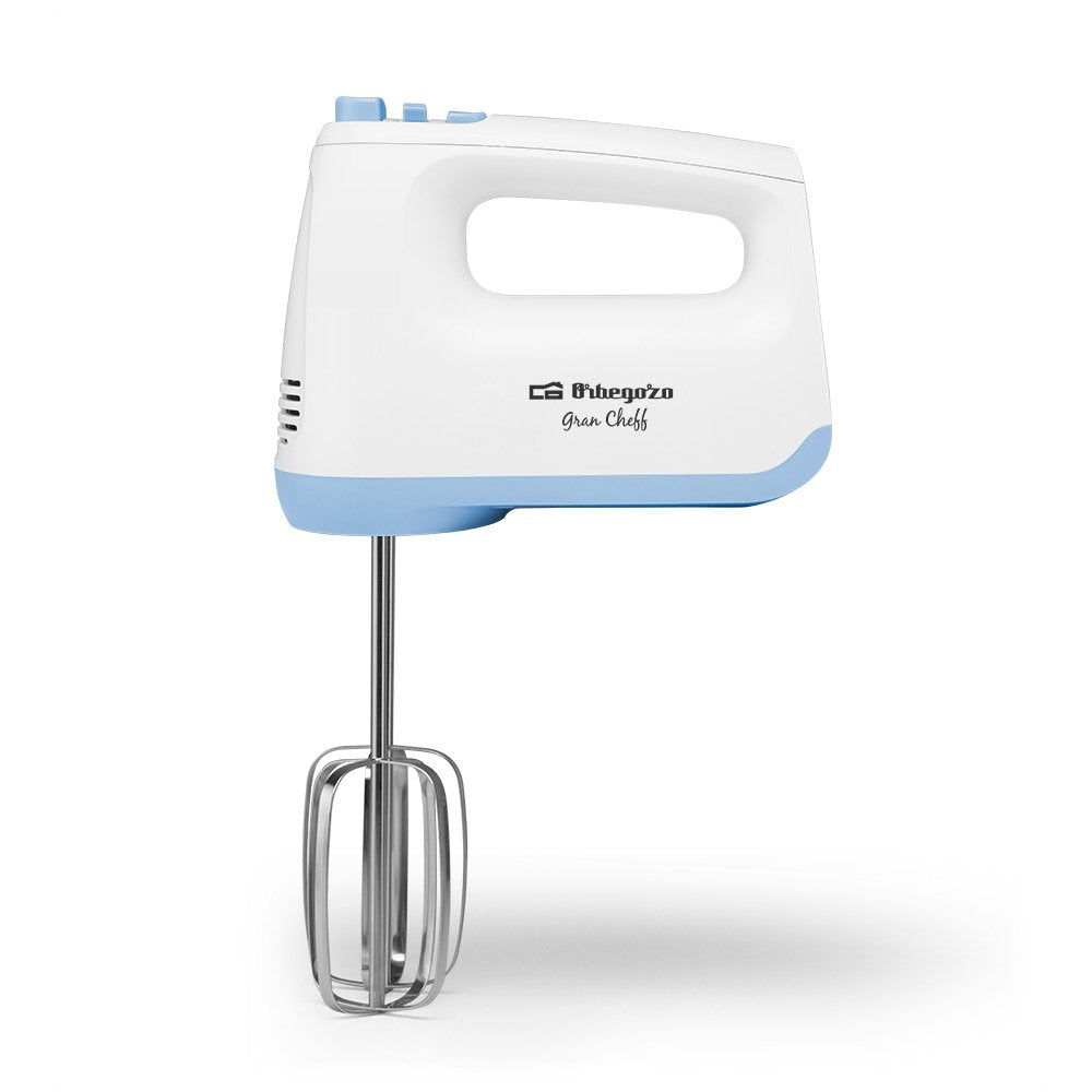 Batidora Orbegozo Ba 3750 Amasadora Panadero - Potente Y Versatil - 6 Velocidades + Turbo - Accesorios De Acero