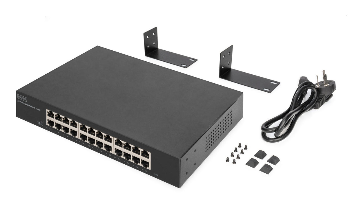 EAN 4016032498506 - Digitus DN-80113-2 switch No administrado Gigabit Ethernet (10/100/1000) Negro imagen 3