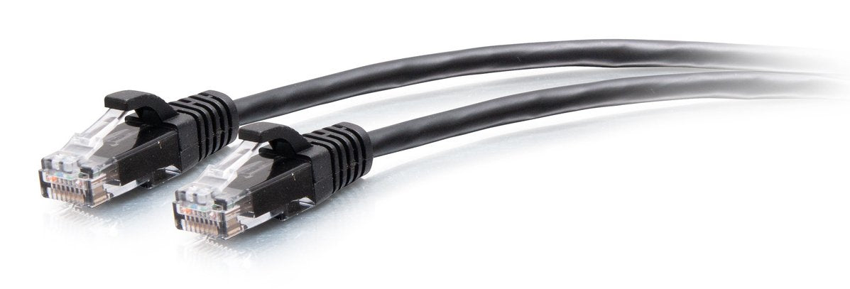 C2g 7ft (2.1m) Cat6a Snagless Unshielded (Utp) Slim Ethernet Network Patch Cable Black Cable De Interconexión Rj-45 (M) A Rj-45 (M) 2.1 M 4.8 Mm Utp Cat 6a Moldeado Sin Enganches Negro