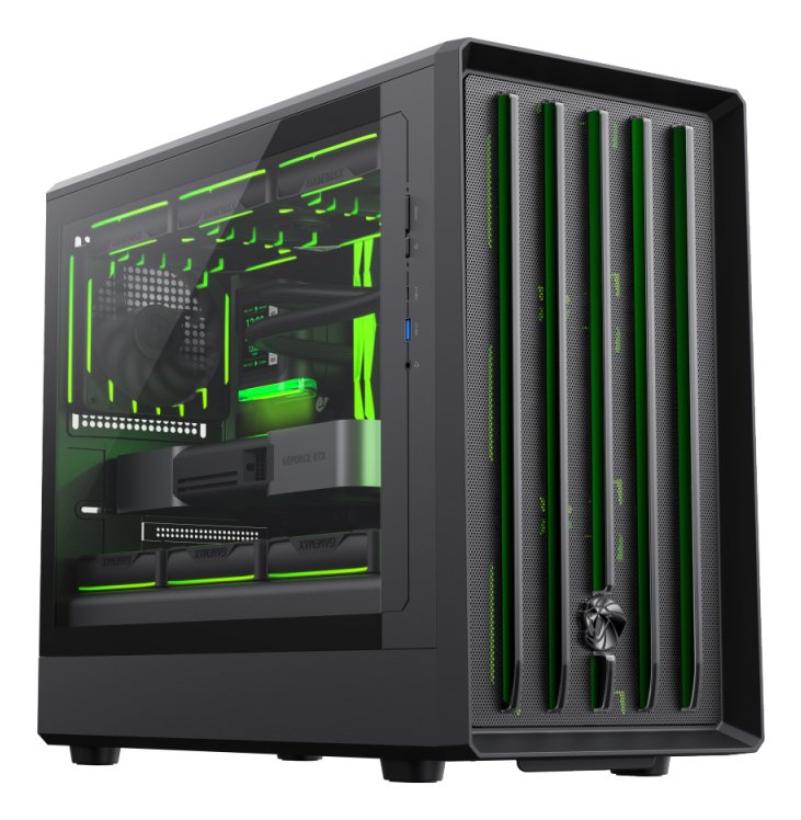 Caja Pc Gamemax Case Claw 360 Bk M-Atx