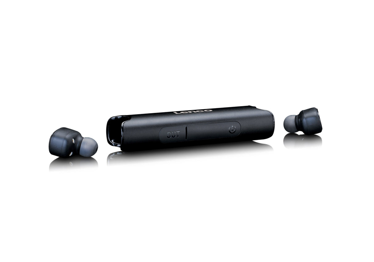 EAN 8711902041658 - Lenco EPB-440 Auriculares Inalámbrico Dentro de oído MicroUSB Bluetooth Negro imagen 4