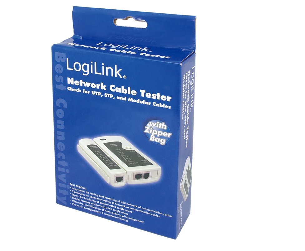 Logilink Probador De Cables Rj11/Rj12/Rj45