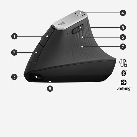 EAN 5099206081901 - Logitech 910-005448 ratón Oficina mano derecha RF Wireless + Bluetooth Óptico 4000 DPI imagen 6
