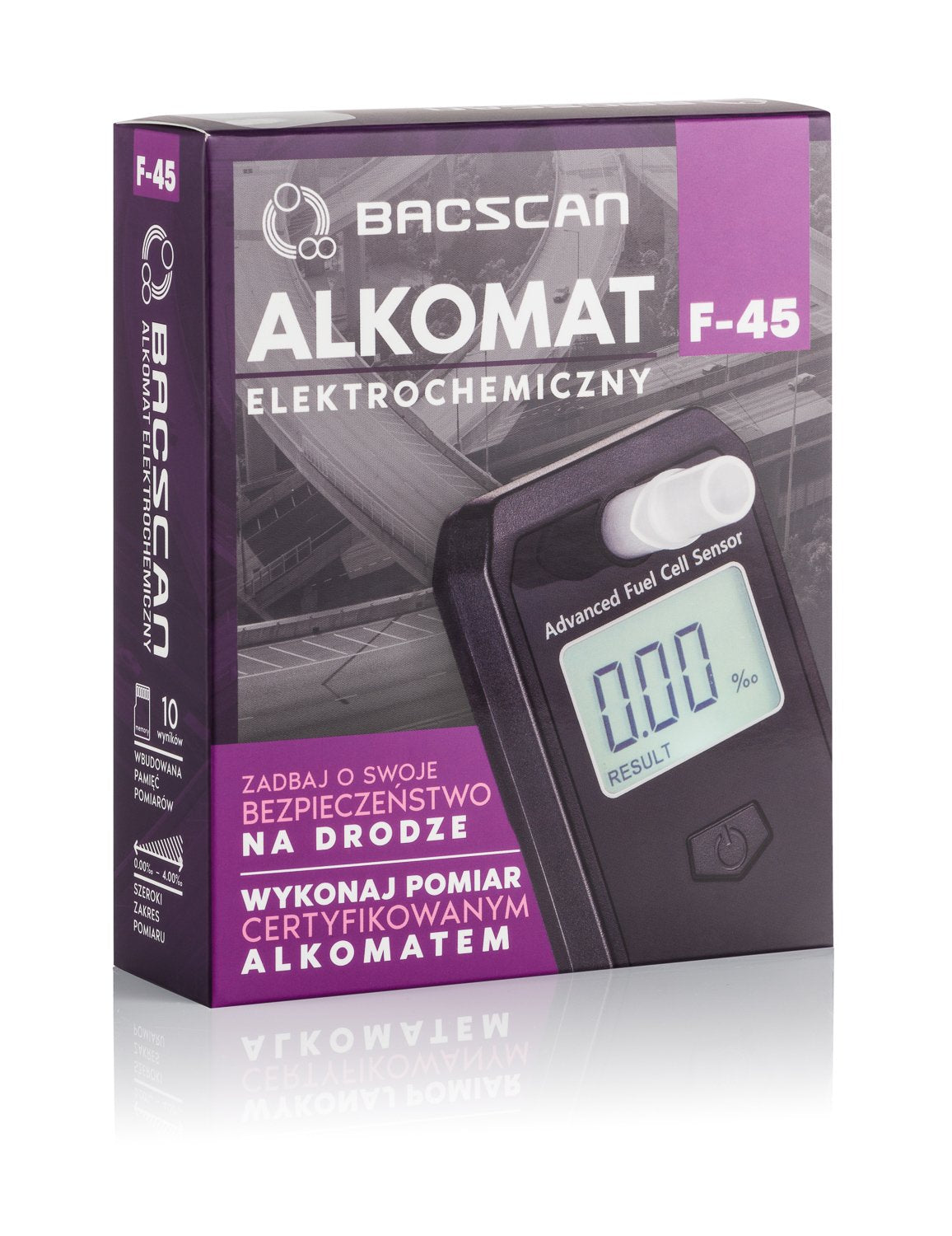 Alcoholímetro Bacscan F-45 (Electroquímico)