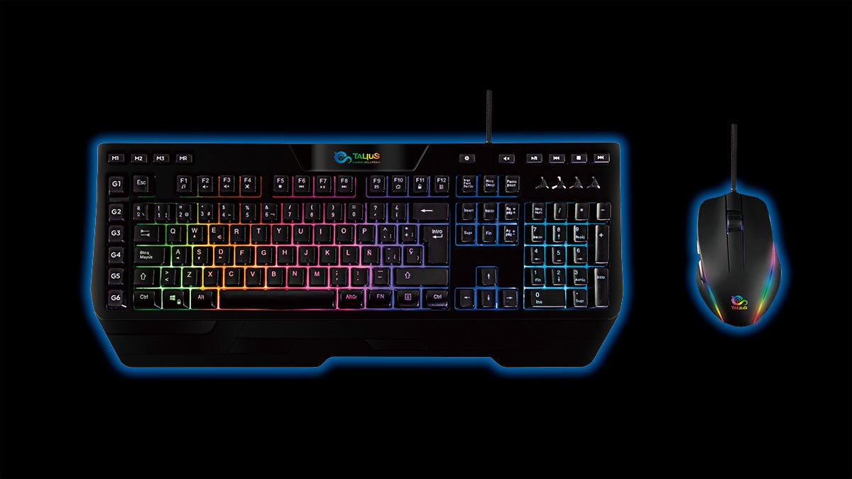 Talius Teclado + Raton Gaming Storm V.2 Usb Black