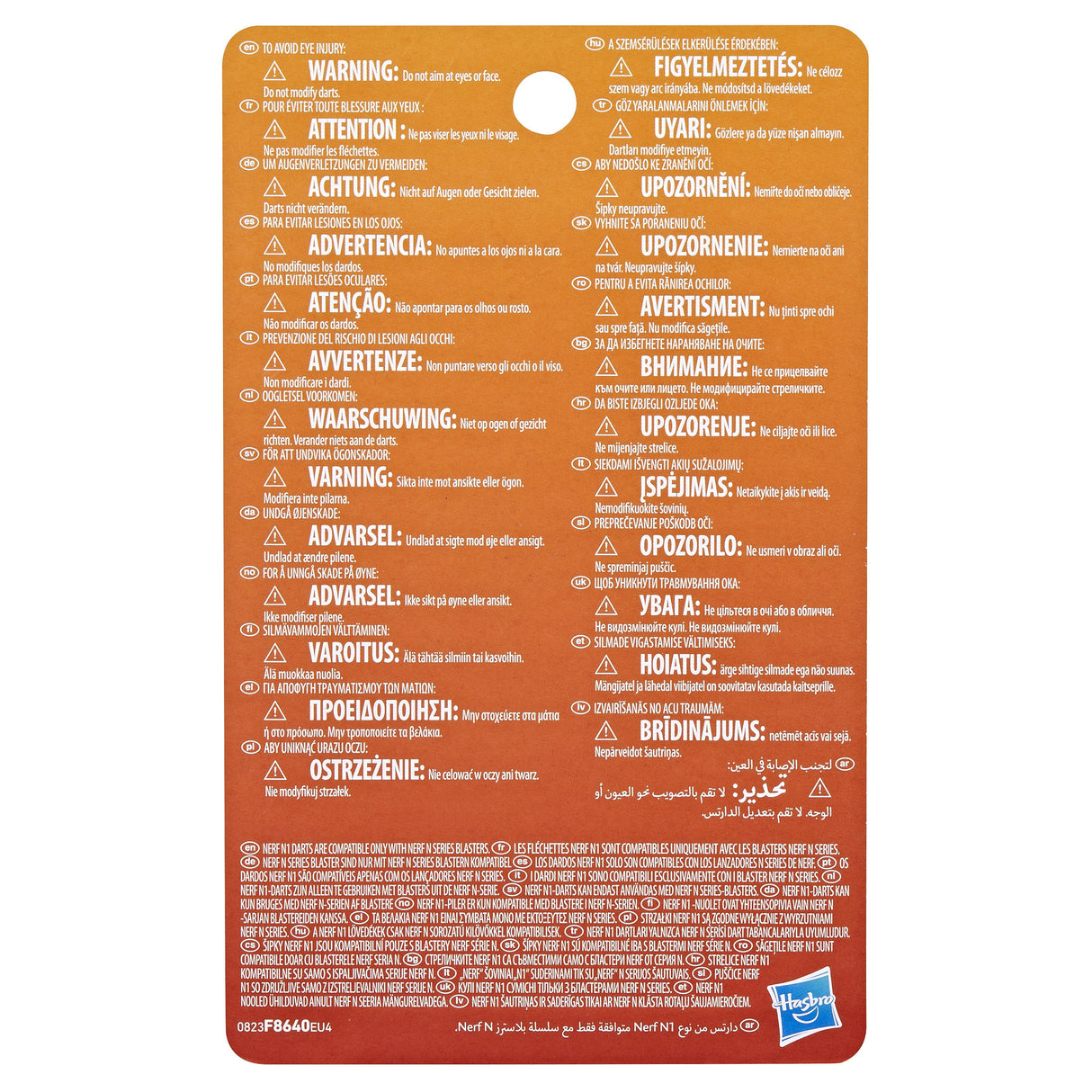 Nerf F8640eu4, Dartblaster Azul/Naranja