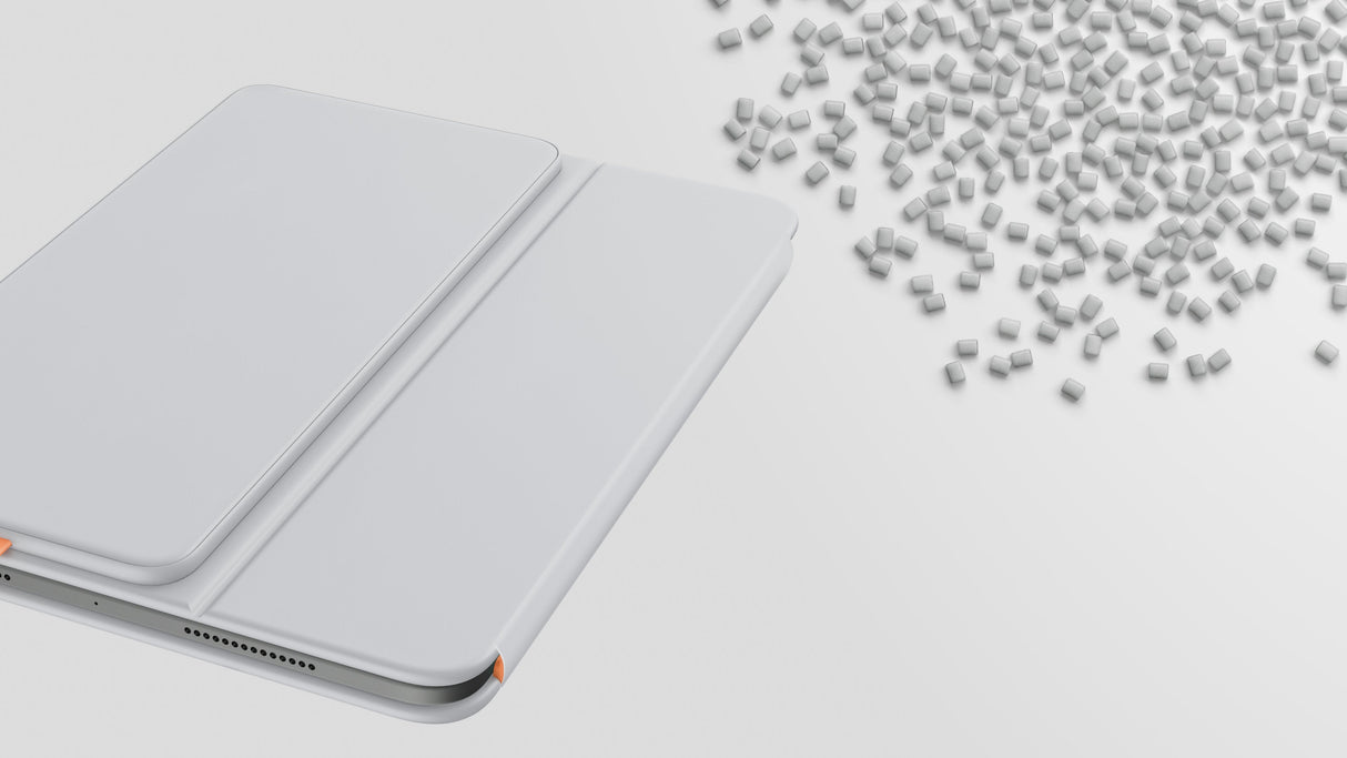 Flip Folio - Pale Grey-Fra-Bt