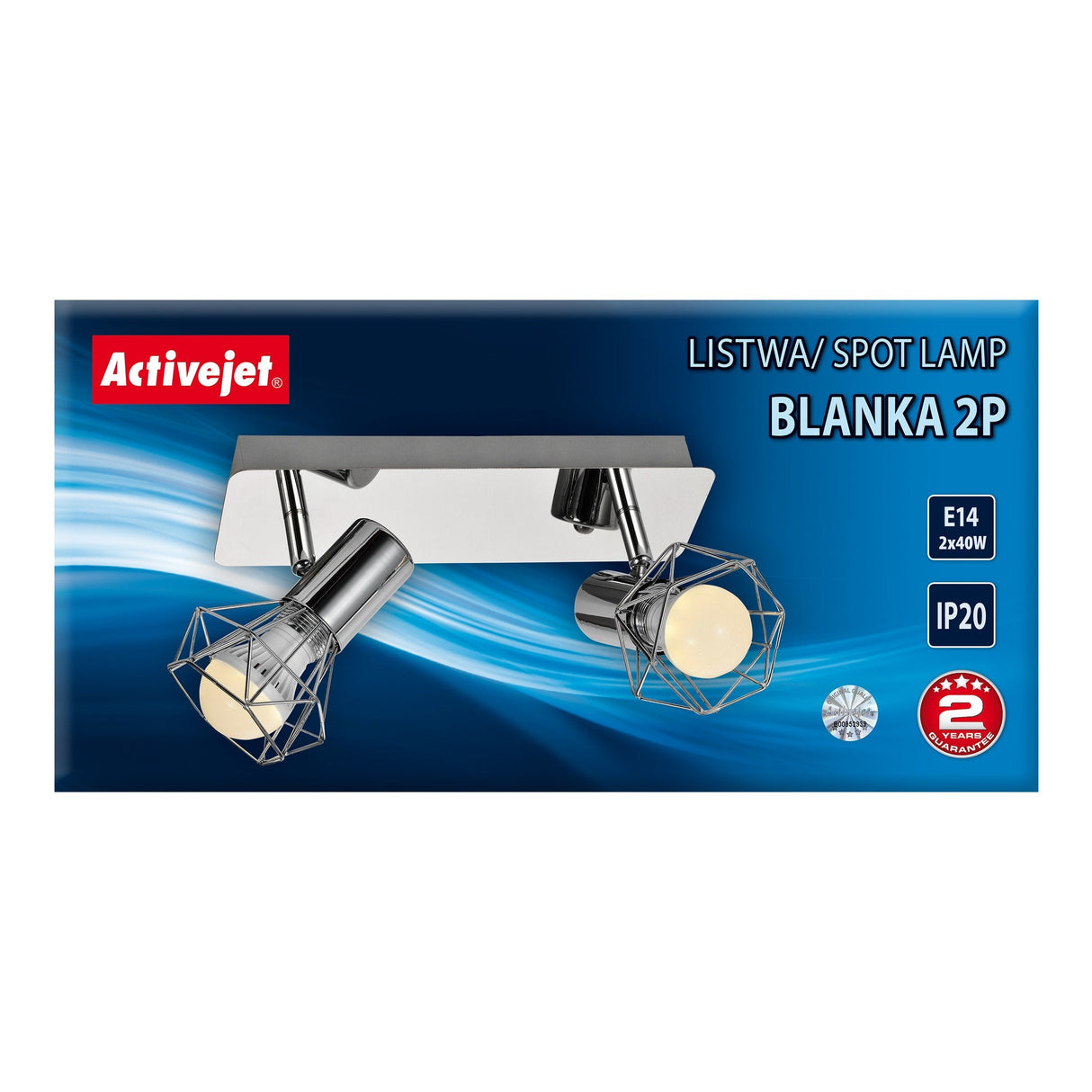 Activejet Aje-Blanka 2p Iluminación De Techo E14 80 W