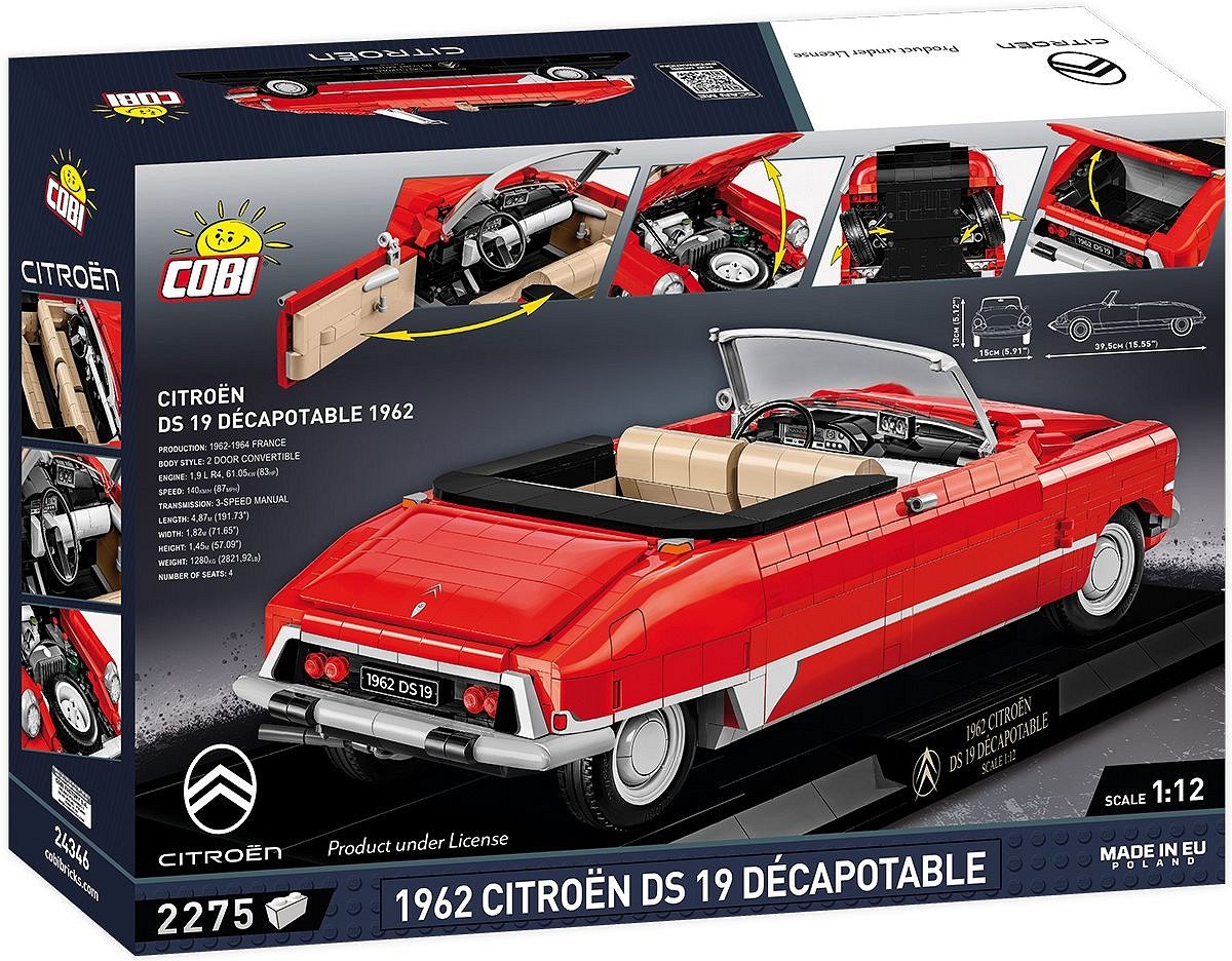 Juguete De Construcción Cobi 1962 Citroen Ds 19 Convertible Executive Edition, Cobi-24346