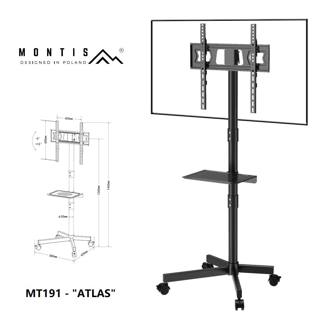 Montis Mobilny Uchwyt Do Tv - Mt191 Atlas 152,4 Cm (60")