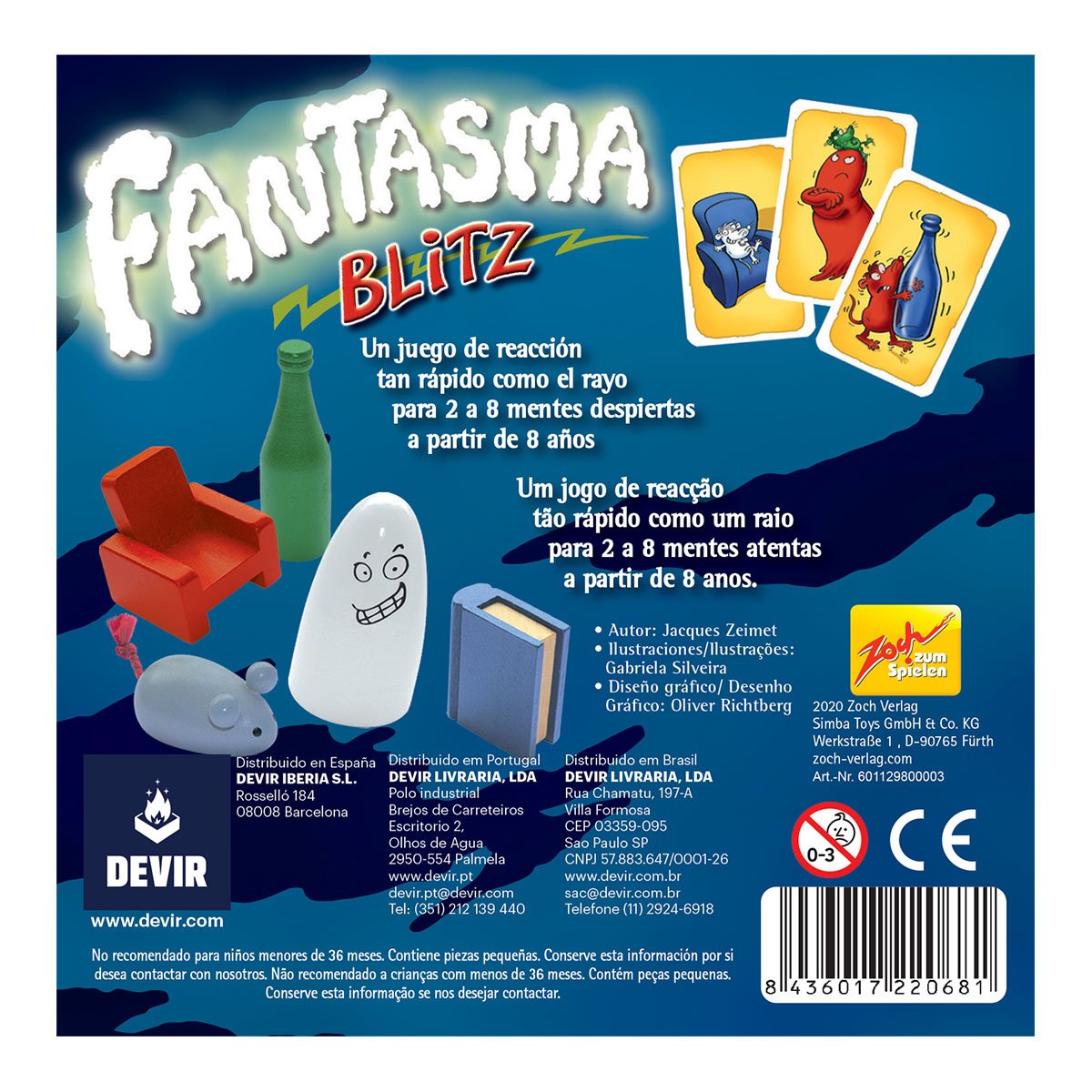 Juego De Mesa Devir Fantasma Blitz Pegi 8