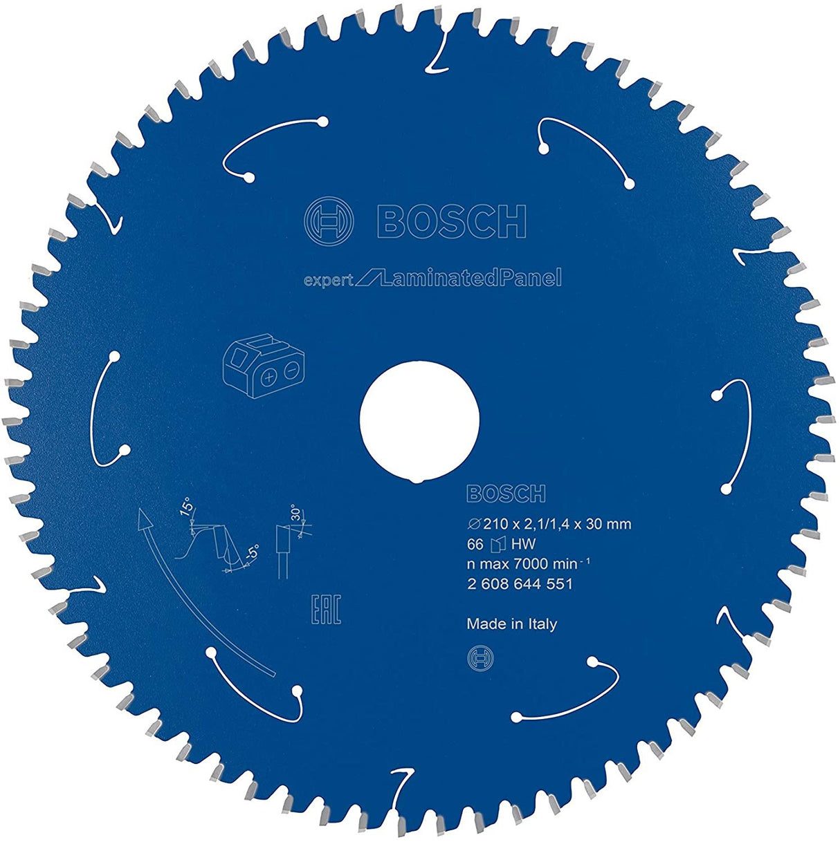 EAN 3165140957816 - Bosch 2608644551 hoja de sierra circular 21 cm 1 pieza(s) imagen 2