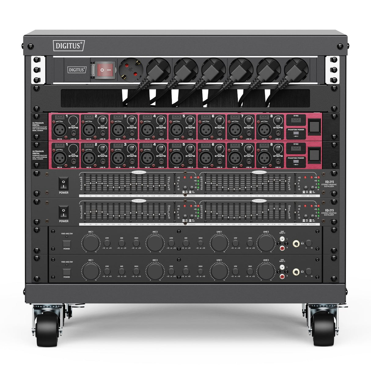 EAN 4016032490302 - Digitus DN-48000 armario rack 8U Rack o bastidor independiente Negro imagen 5