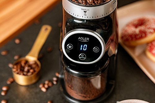 Adler Coffee Grinder Ad 4450 Burr 300 W, 300 G Negro